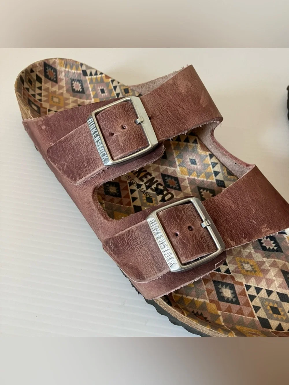 Birkenstock Arizona Oiled Leather Lavender Blush Sandals size 11 - Picture 5 of 10